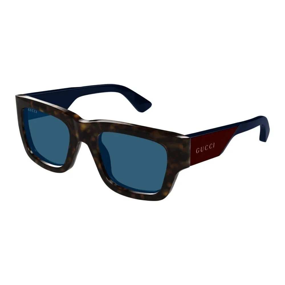 NWT Gucci GG1668S-002 Havana Red 52mm Sunglasses